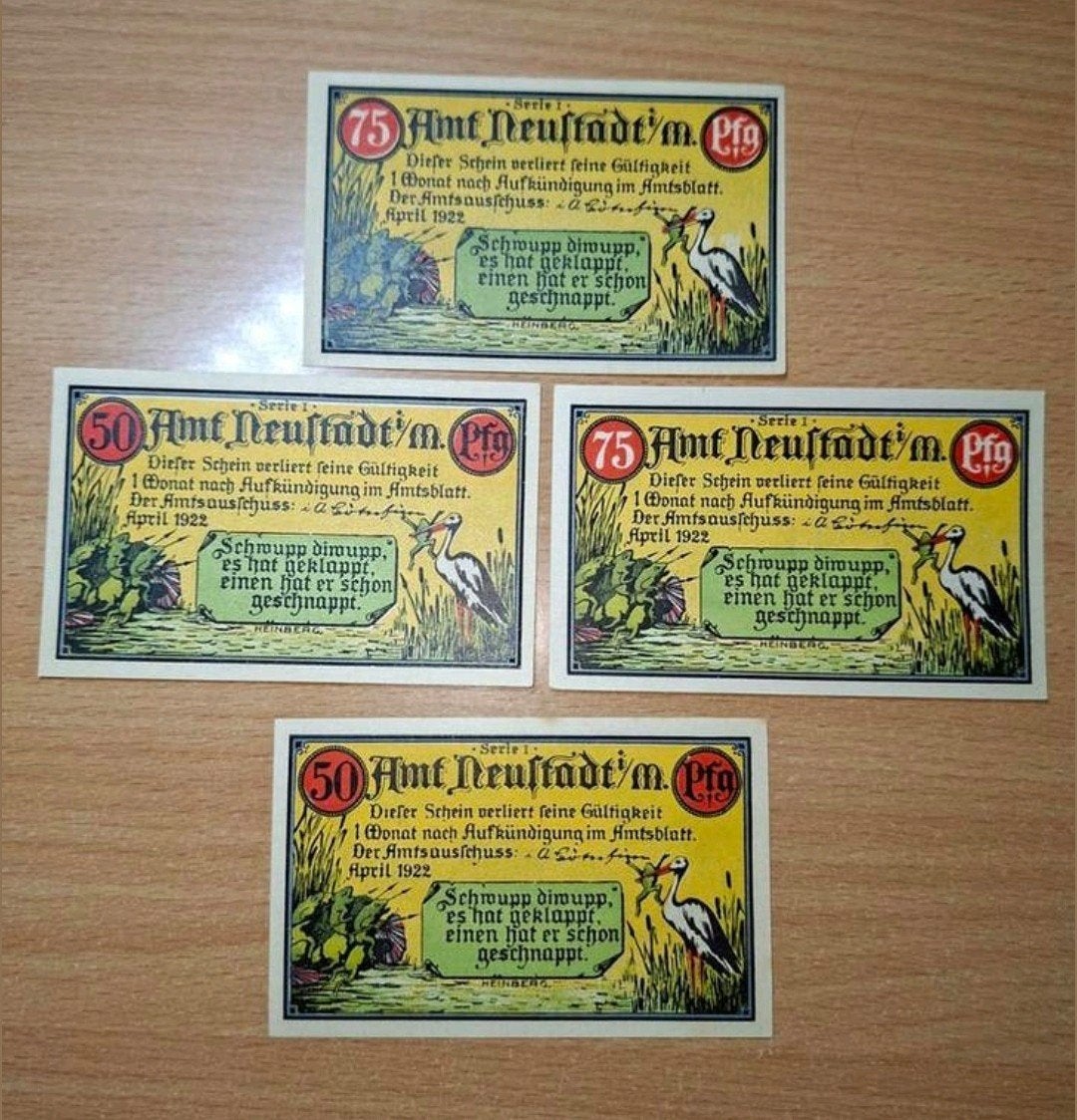 Duits Notgeld Neustadt Noodgeld, Ophalen of Verzenden, Duitsland