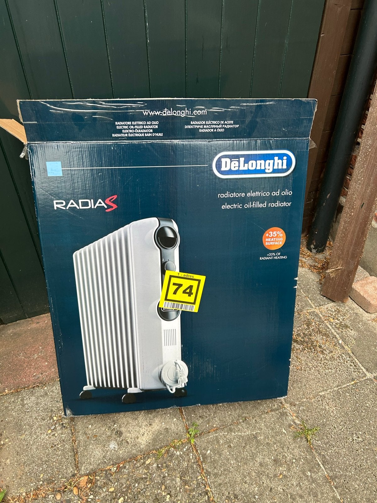 De'Longhi electrische radiator TRRS 1225, Ophalen, Radiator, Nieuw, 60 tot 150 cm