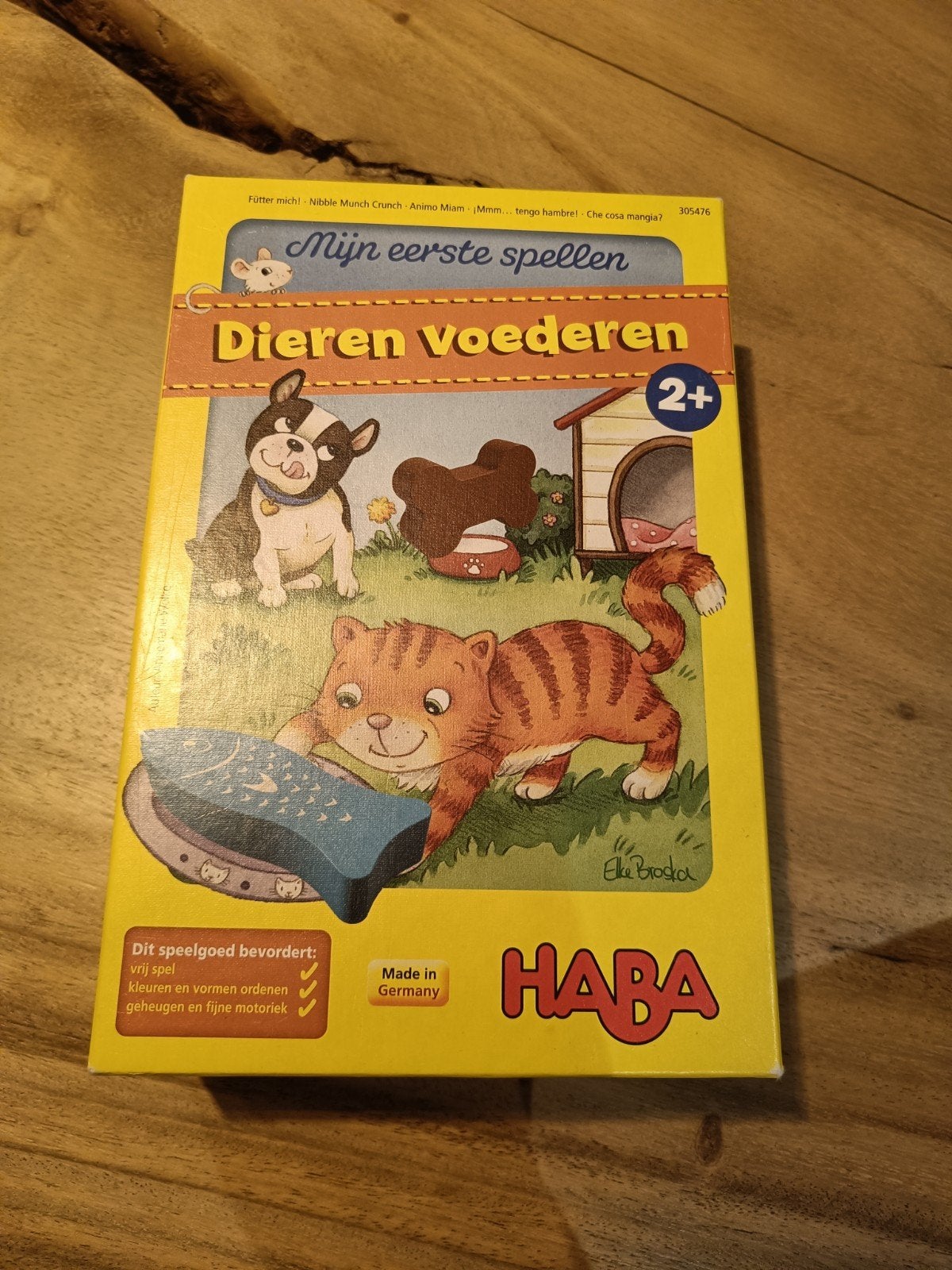 HABA Mijn Eerste Spellen: Dieren Voederen (2+), Ophalen of Verzenden, Zo goed als nieuw, Puzzelen