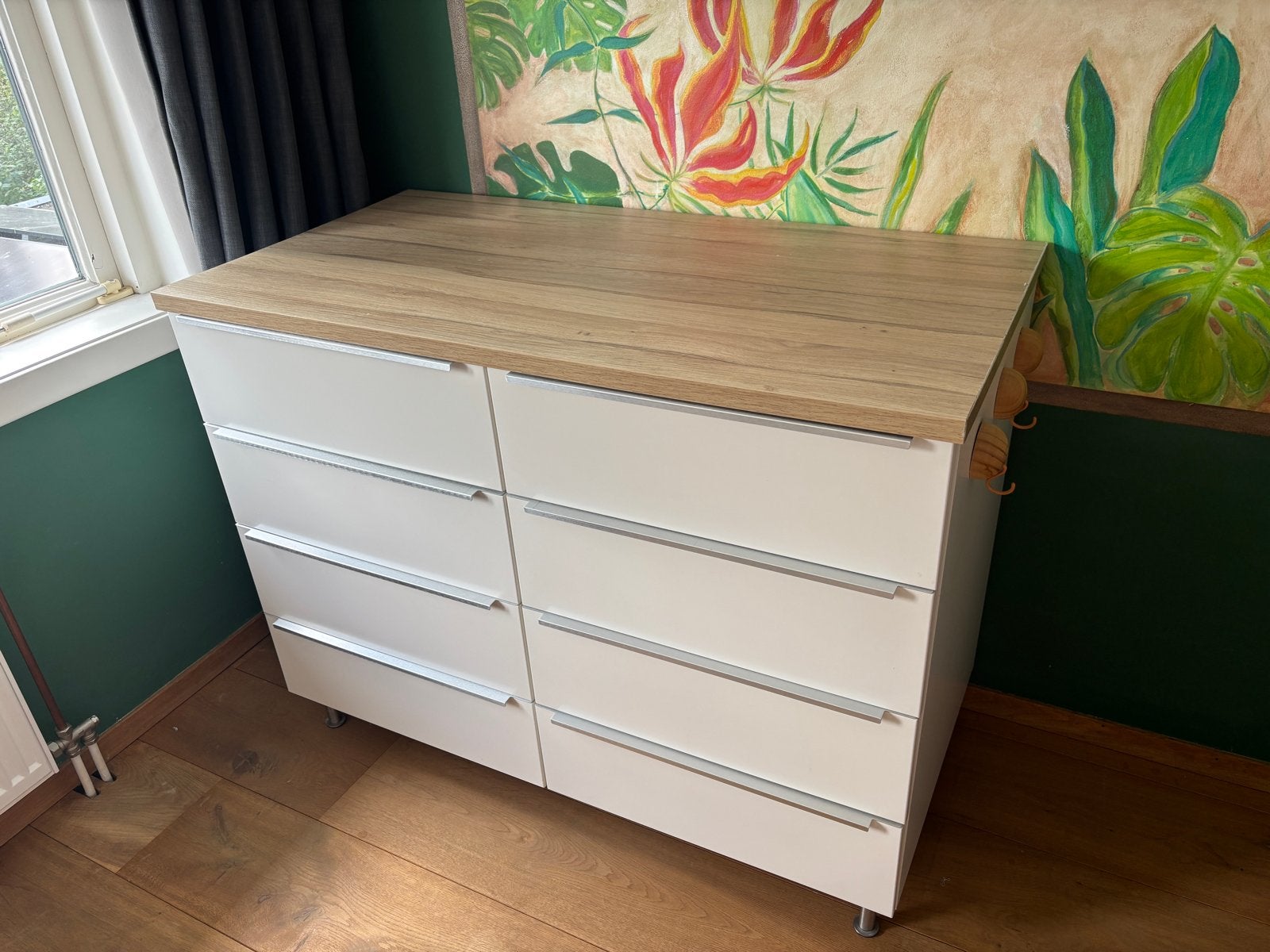 Ladeblok / Commode met aankleedkussen, Kinderen en Baby's, Ophalen, Gebruikt, 50 tot 70 cm, 100 cm of meer