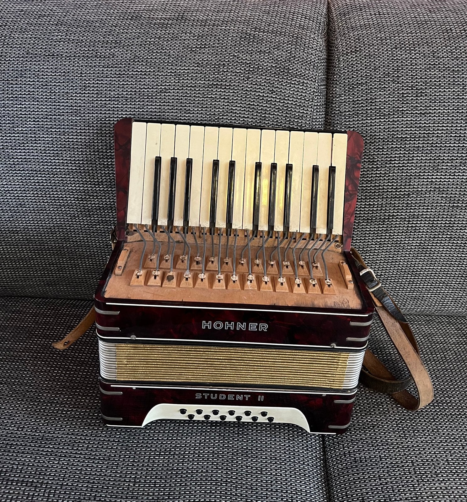Accordion Hohner Student ll, Muziek en Instrumenten, Accordeons, Ophalen, Gebruikt, Hohner