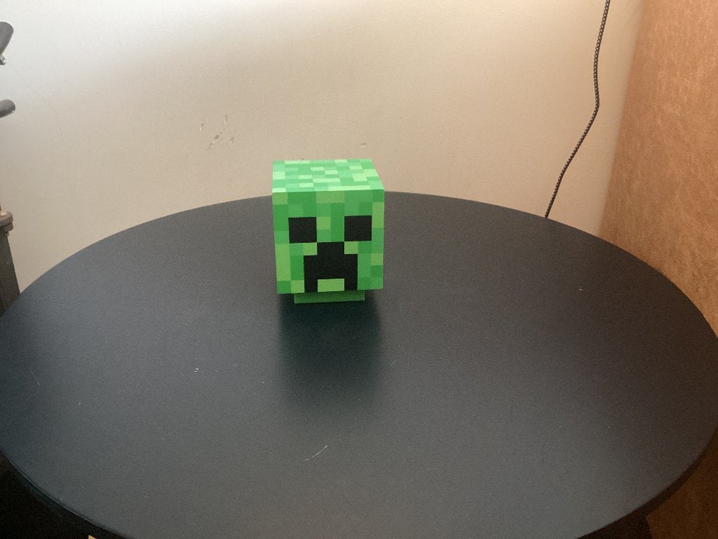 Minecraft Creeper Hoofd - Decoratie/Speelgoed, Ophalen of Verzenden, Zo goed als nieuw, Jongen of Meisje
