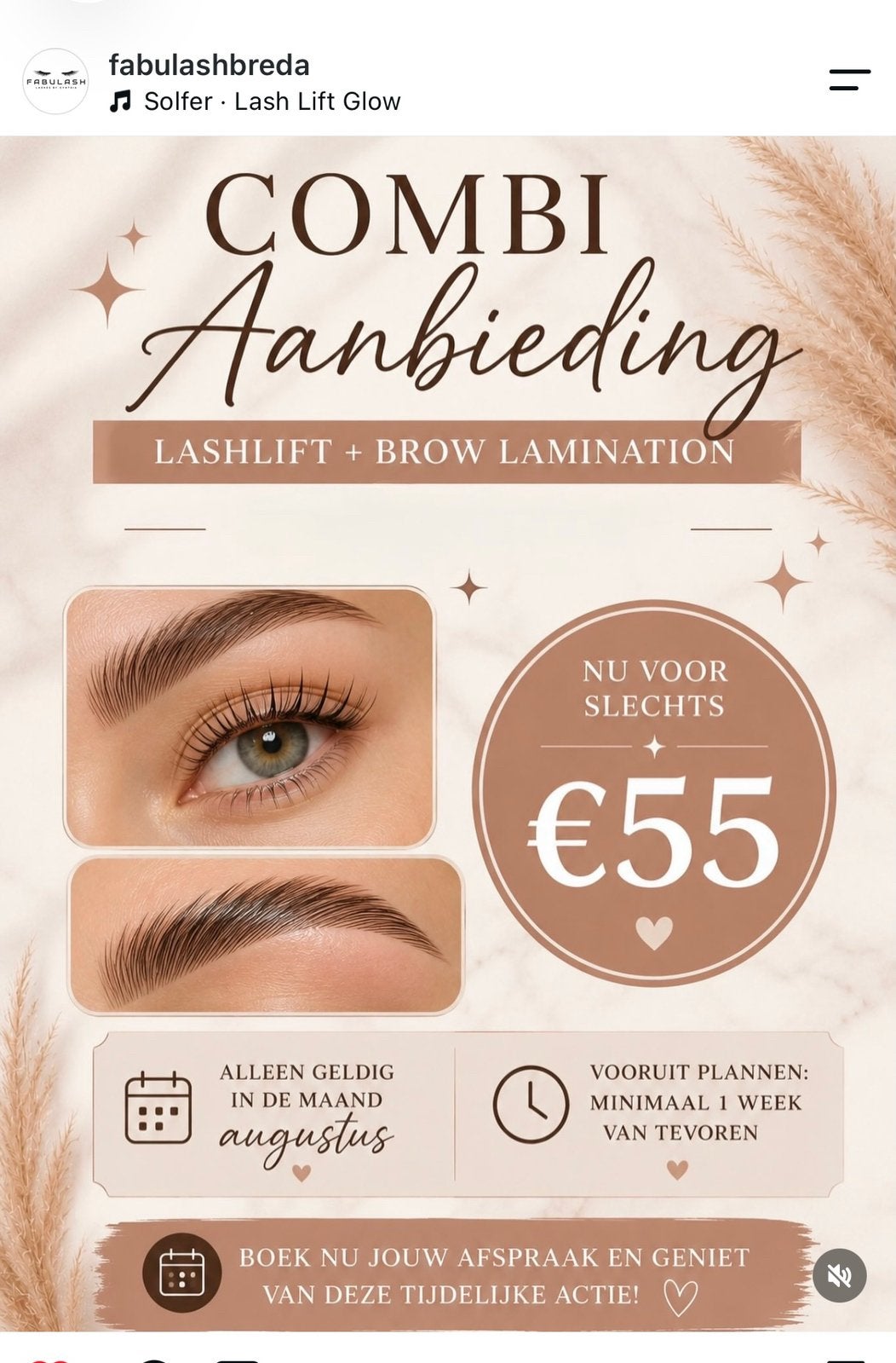 Lashlift + browlamination, Sieraden, Tassen en Uiterlijk, Uiterlijk | Gezichtsverzorging, Ophalen, Nieuw, Ogen, Verzorging