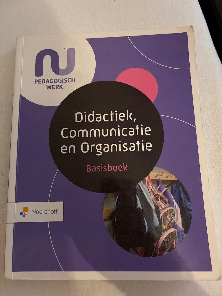 Pedagogisch werk boek, Ophalen, Overige vakken, Zo goed als nieuw, Noordhoff Uitgevers
