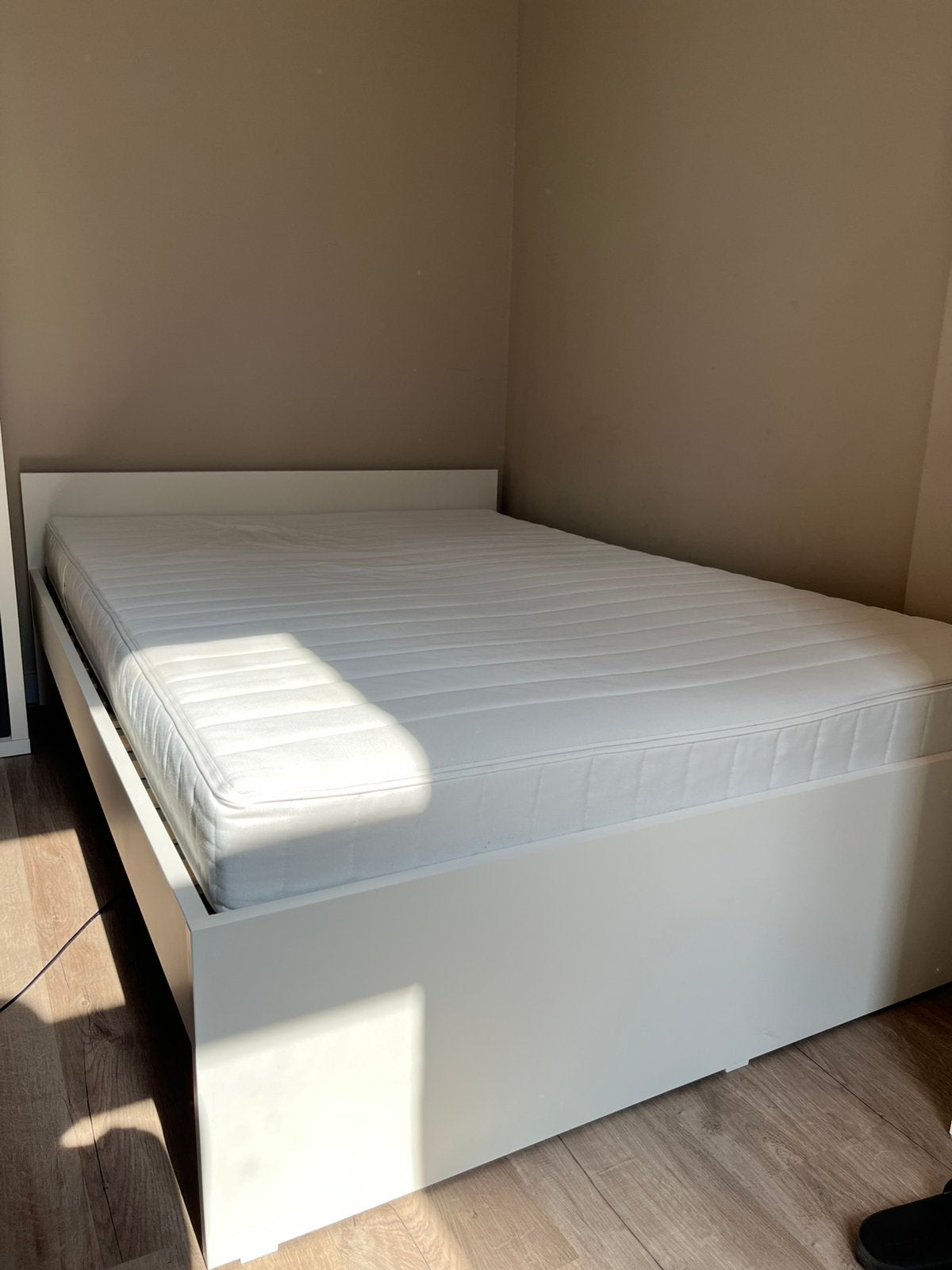 IKEA Foam Mattress Aspsjökullen, Ophalen, Overige materialen, Wit, Tweepersoons