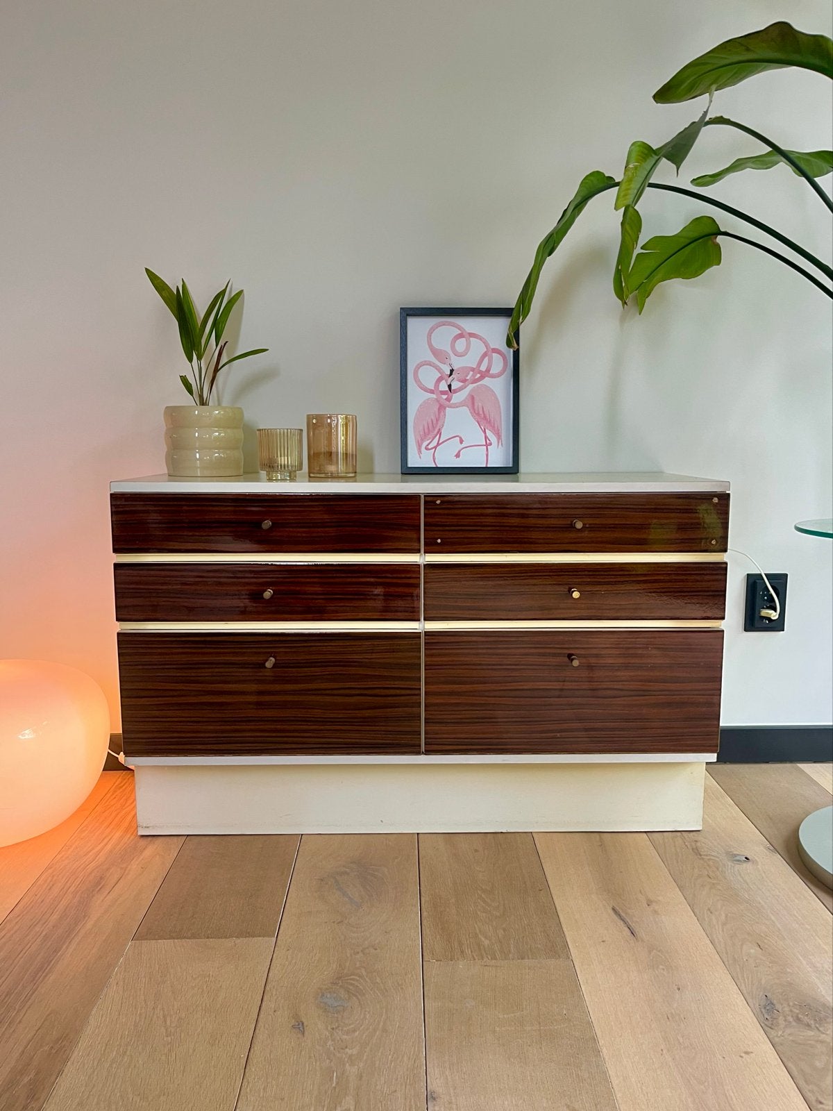 Vintage kastje mid century, Huis en Inrichting, Kasten | Ladekasten, Ophalen, Gebruikt, 5 laden of meer, 50 tot 100 cm
