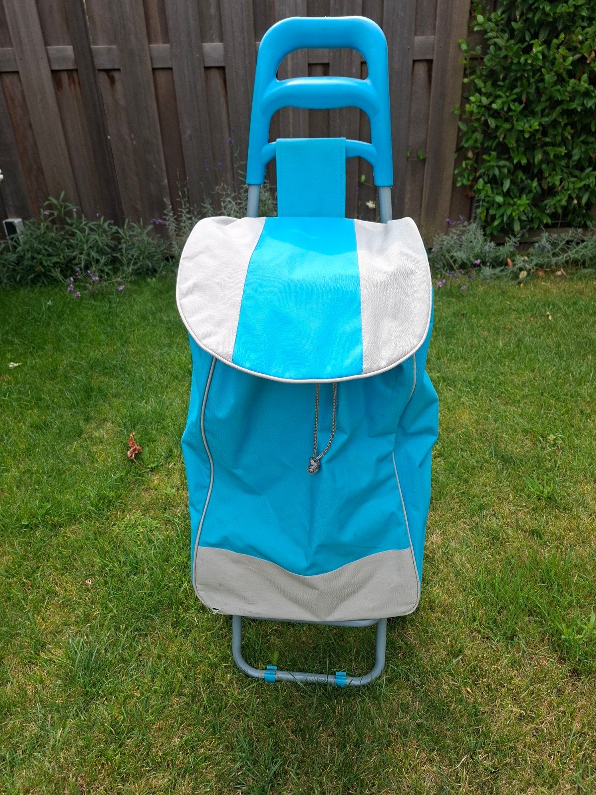boodschappenkarretje blauw, Ophalen, 30 cm of meer, Gebruikt, Blauw