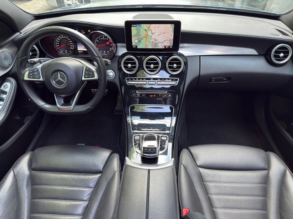 Mercedes-Benz C-klasse Estate 43 AMG 4MATIC l Pano l Matgrij, Auto's, Mercedes-Benz, Overige carrosserieën, 367 pk, 2996 cc, Leder