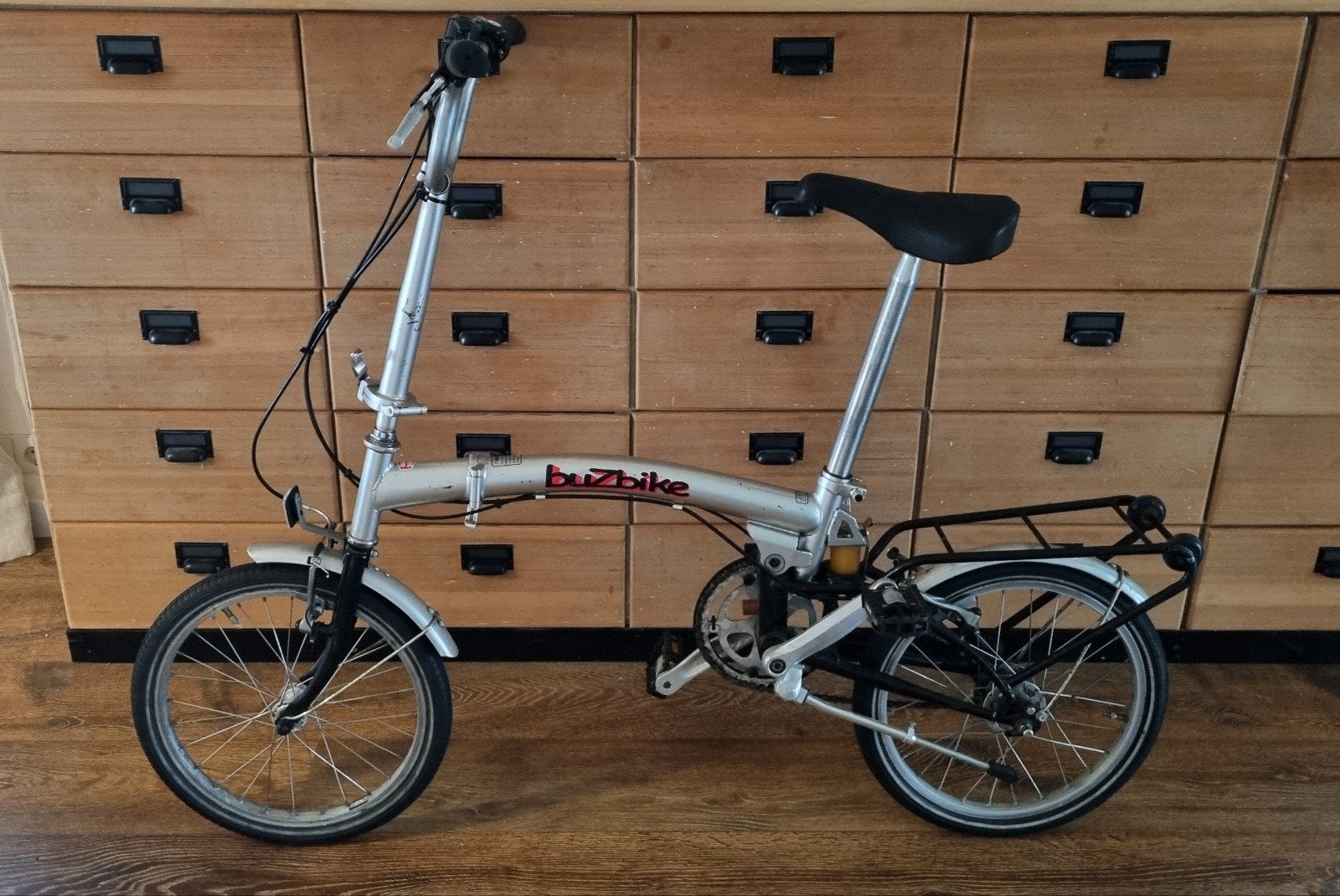 Te koop: Gebruikte Buzbike vouwfiets, Ophalen, Gebruikt, Versnellingen