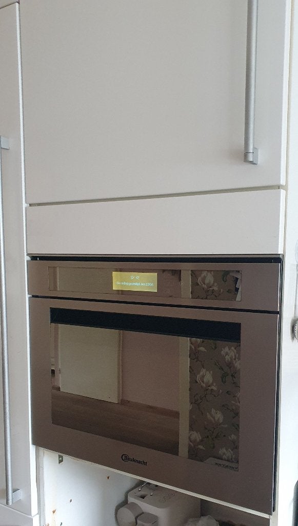 Bauknecht combi oven greeploos, Witgoed en Apparatuur, Ophalen, 45 tot 50 cm, Bauknecht, Gebruikt