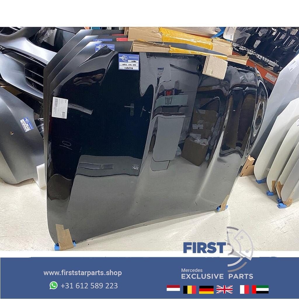 W213 E53 AMG W238 MOTORKAP ZWART Mercedes E KLASSE 2016-2021, Auto-onderdelen, Gebruikt, -, Voor, Ophalen of Verzenden