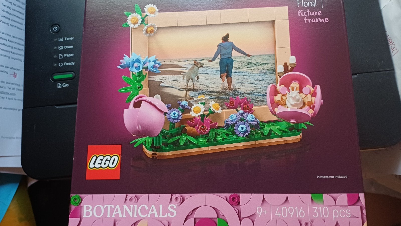 Lego Botanicals 40916 Floral Picture Frame -NIEUW ONGEOPEND-, Overige thema's, Lego, Nieuw, Ophalen of Verzenden