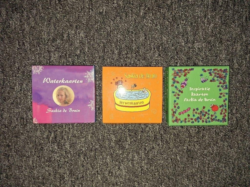 Saskia de Bruin 3 kaarten doosjes, Ophalen of Verzenden, Zo goed als nieuw, Spiritualiteit algemeen, Overige typen