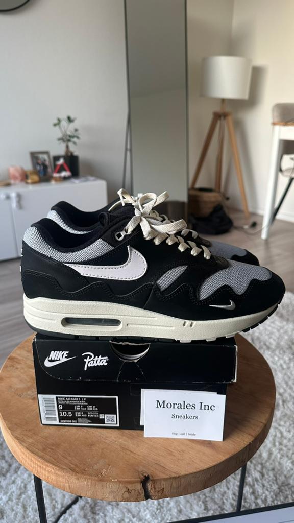 Nike Air Max 1 Patta Waves Black (2021) EU 42.5 ok staat, Ophalen of Verzenden
