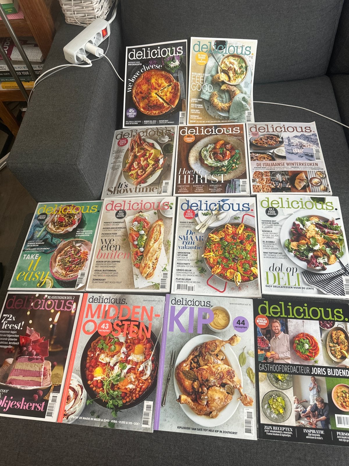 Delicious kooktijdschriften - Diverse edities, Ophalen, Gelezen, Overige gebieden, Voorgerechten en Soepen