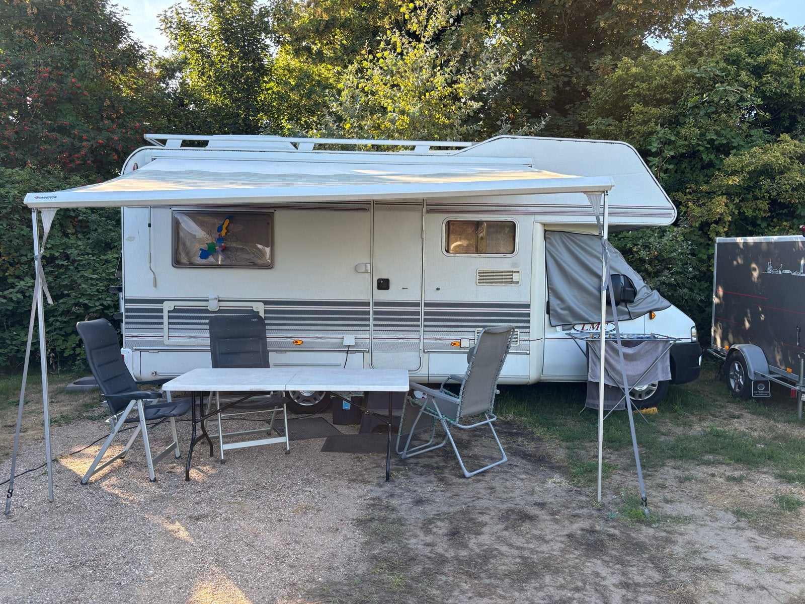 LMC Camper met luifel en voortent - Klaar voor avontuur!, Chemisch toilet, Fiat, Koelkast, 6 tot 7 meter