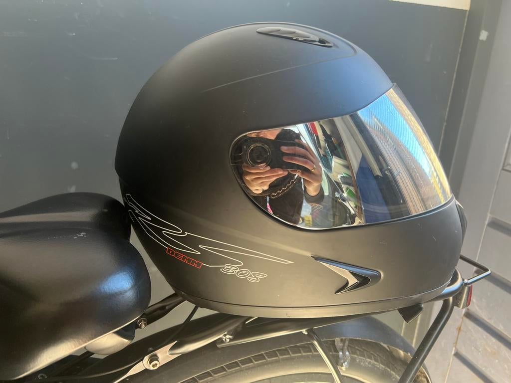 Demm 308 helm XL 62, Fietsen en Brommers, Brommerhelmen, Ophalen of Verzenden, Zo goed als nieuw, Extra large of groter