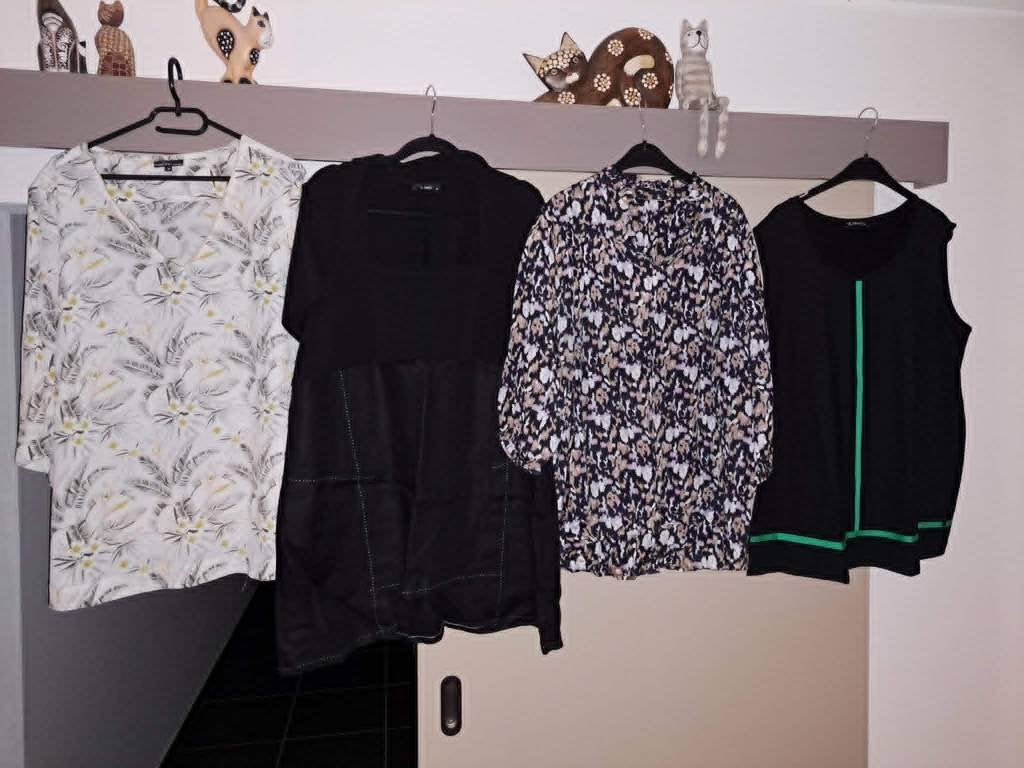 X-Two, Kaffe, Verpass, top, tuniek/jurk, en broek, XXL, Ophalen of Verzenden, Zo goed als nieuw, Zwart, Overige typen