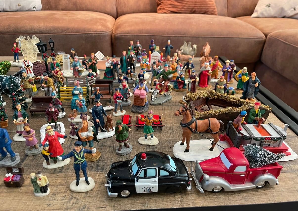 Grote Lemax Kerstdorp Collectie | Complete partij, Diversen, Ophalen, Zo goed als nieuw