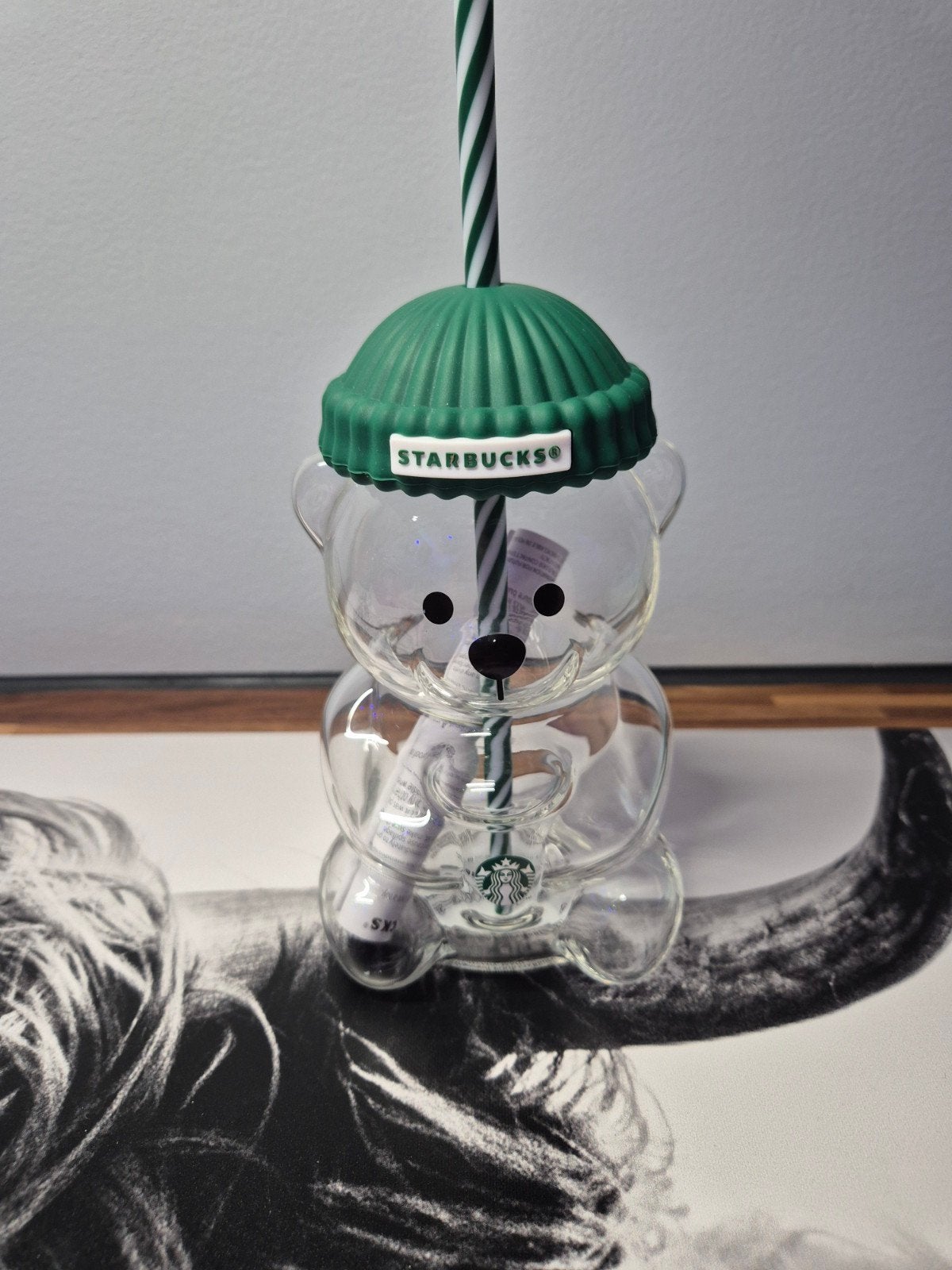 Starbucks Barista Winter Beer Glazen Beker, Ophalen of Verzenden, Nieuw, Glas, Groen