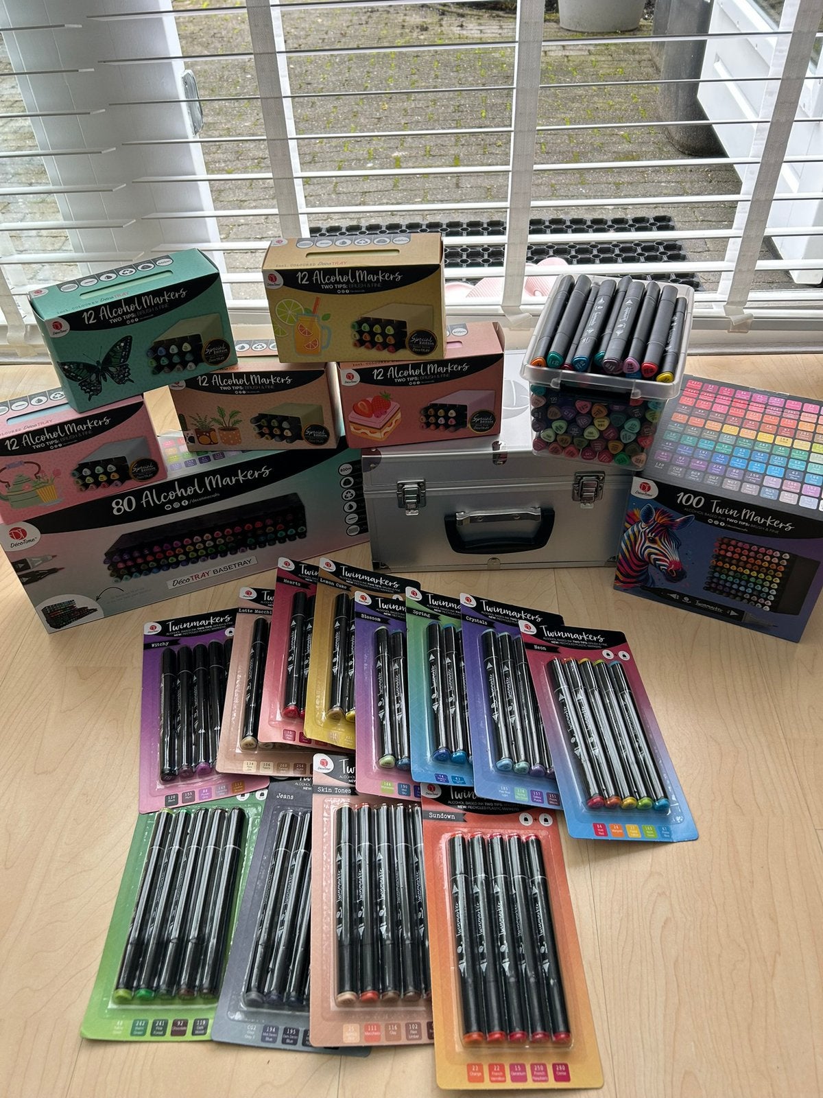 Decotime Alcoholmarkers twinmarkers 500+ stuks z.g.a.n., Ophalen, Zo goed als nieuw, Potlood of Stift