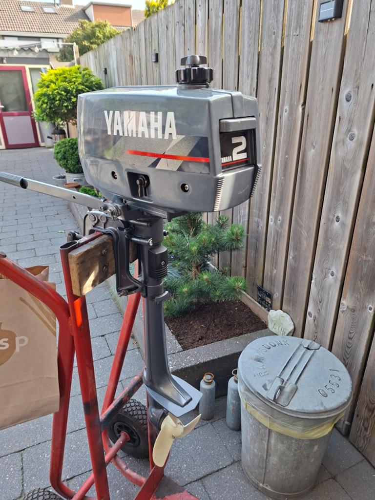 Yamaha 2 pk 2 takt kortstaart 1e eigenaar, Ophalen, Zo goed als nieuw, Benzine, Minder dan 5 pk