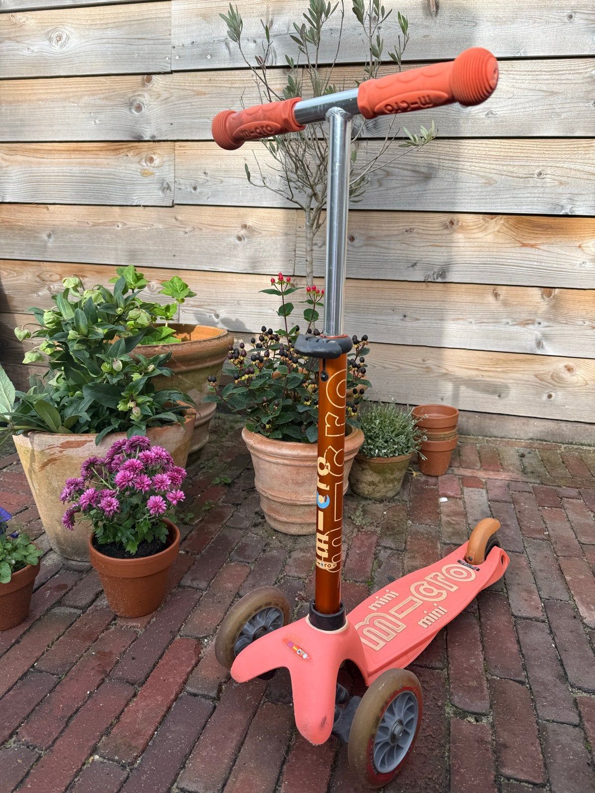 Micro Step Mini Oranje - Perfect voor kids 2-6 jaar, Fietsen en Brommers, Ophalen, Gebruikt, Gewone step