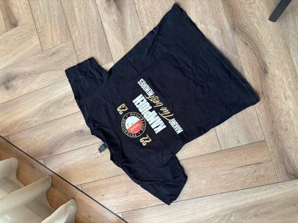 Feynoord kampioen shirt zwart, Verzenden, Gebruikt, Jongen of Meisje, Shirt of Longsleeve