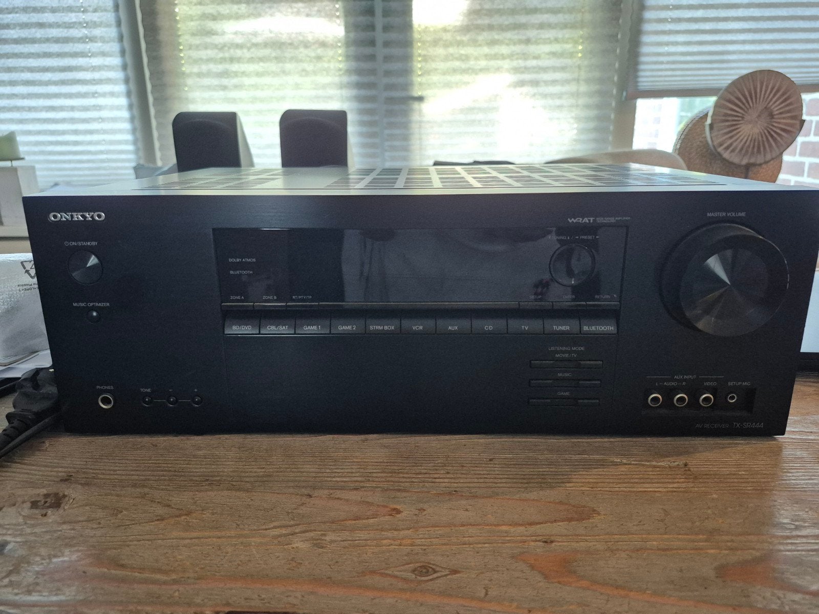 Onkyo AV Receiver TX-SR444 - Zo goed als nieuw, Audio, Tv en Foto, Versterkers en Receivers, Zo goed als nieuw, Overige systemen