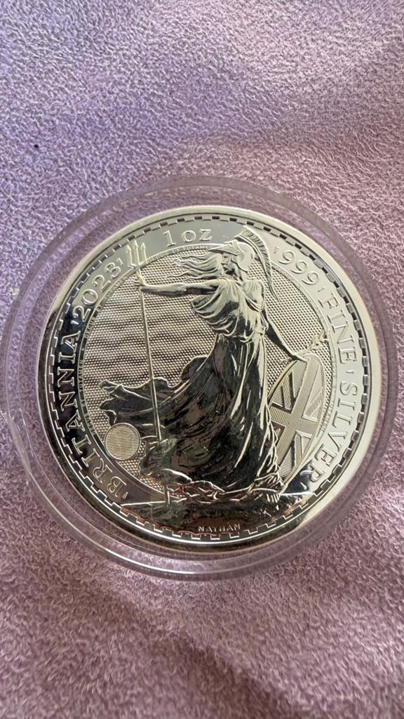 2023 loz Britannia Silver Coin - King Charles III, Verzenden, Zilver