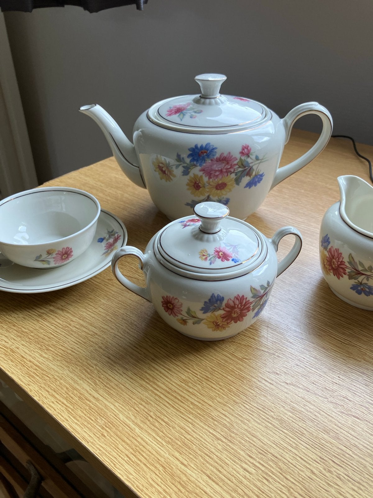Vintage Theeservies - Zeh Scherzer Bavaria Germany, Ophalen