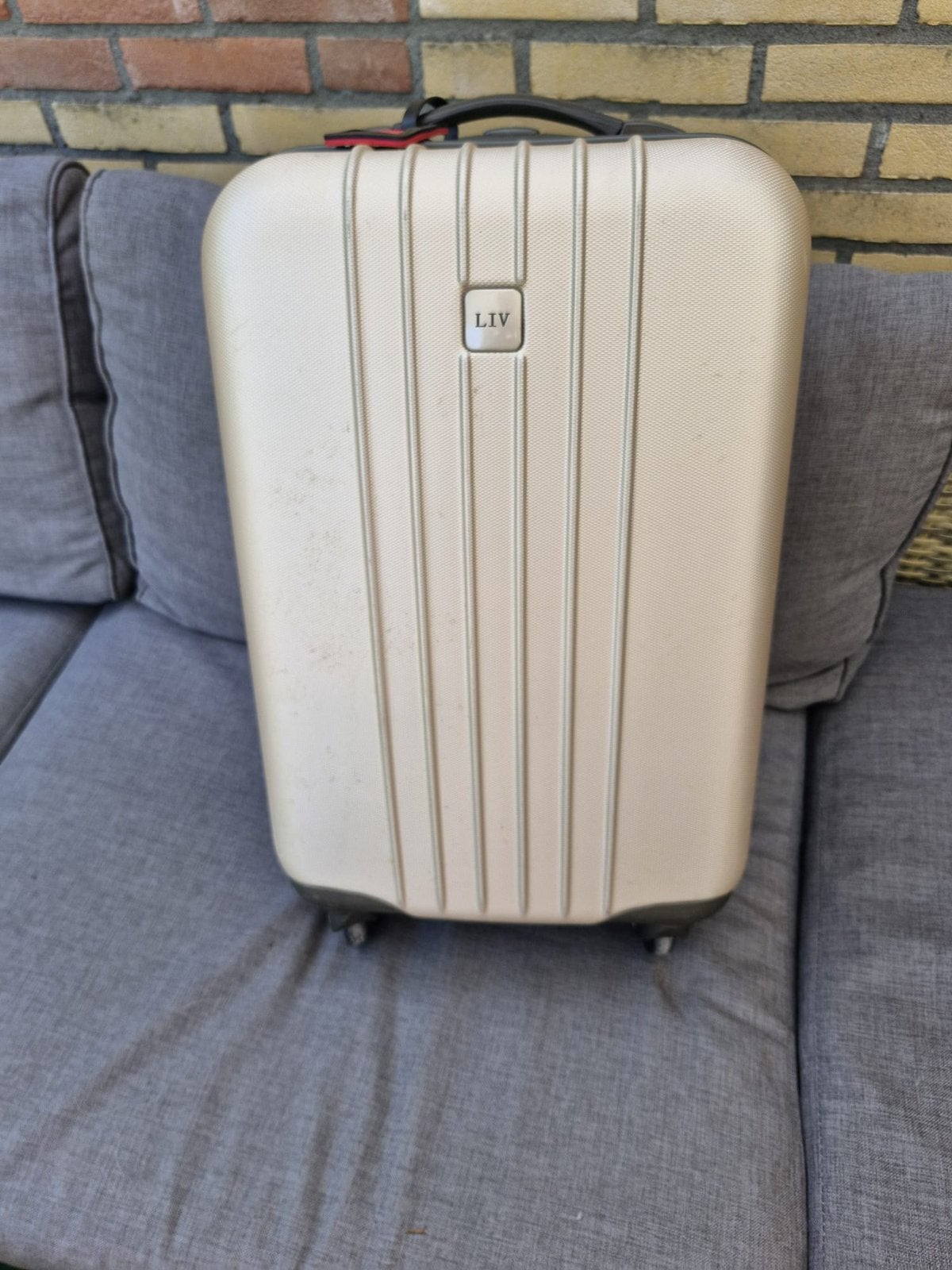 Handbagage koffer, Ophalen, 50 tot 60 cm, Hard kunststof, Zo goed als nieuw
