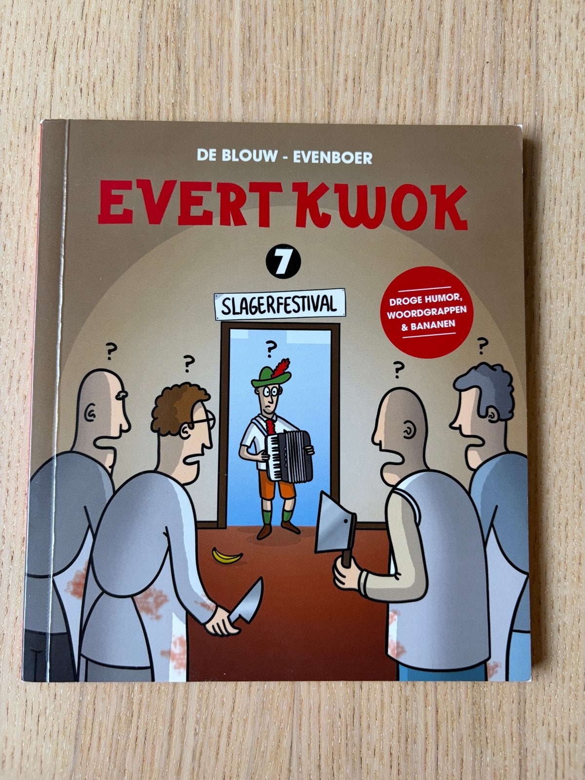 Evert Kwok 7: Slagerfestival - Droge humor, woordgrappen, Ophalen of Verzenden, Zo goed als nieuw, Anekdotes en Observaties