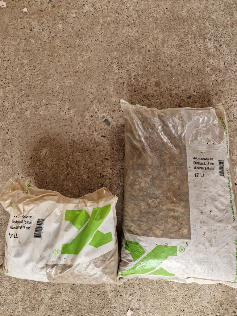 20 liter Schelpen 8-16mm, Ophalen, Nieuw, Overige typen