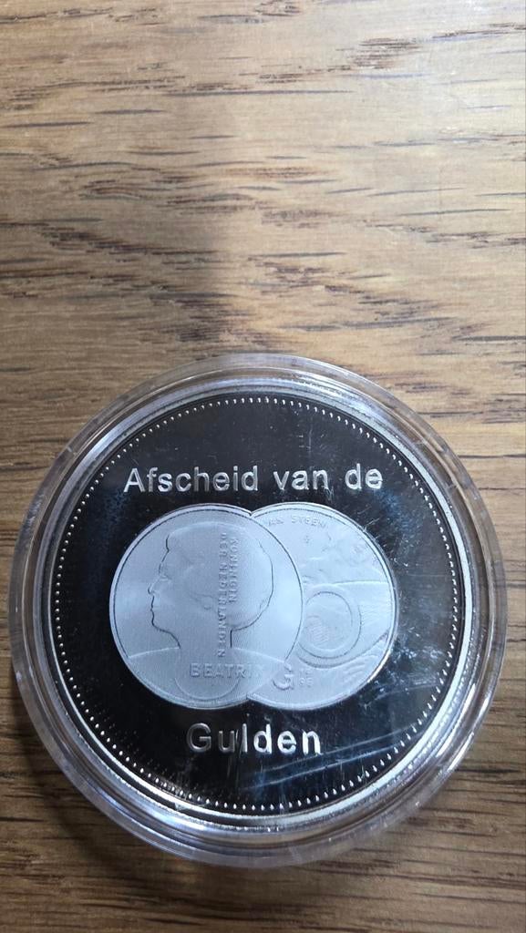 Afscheid van de Gulden -  Herdenkingsmunt, Ophalen of Verzenden, Koningin Beatrix, Overige waardes, Losse munt