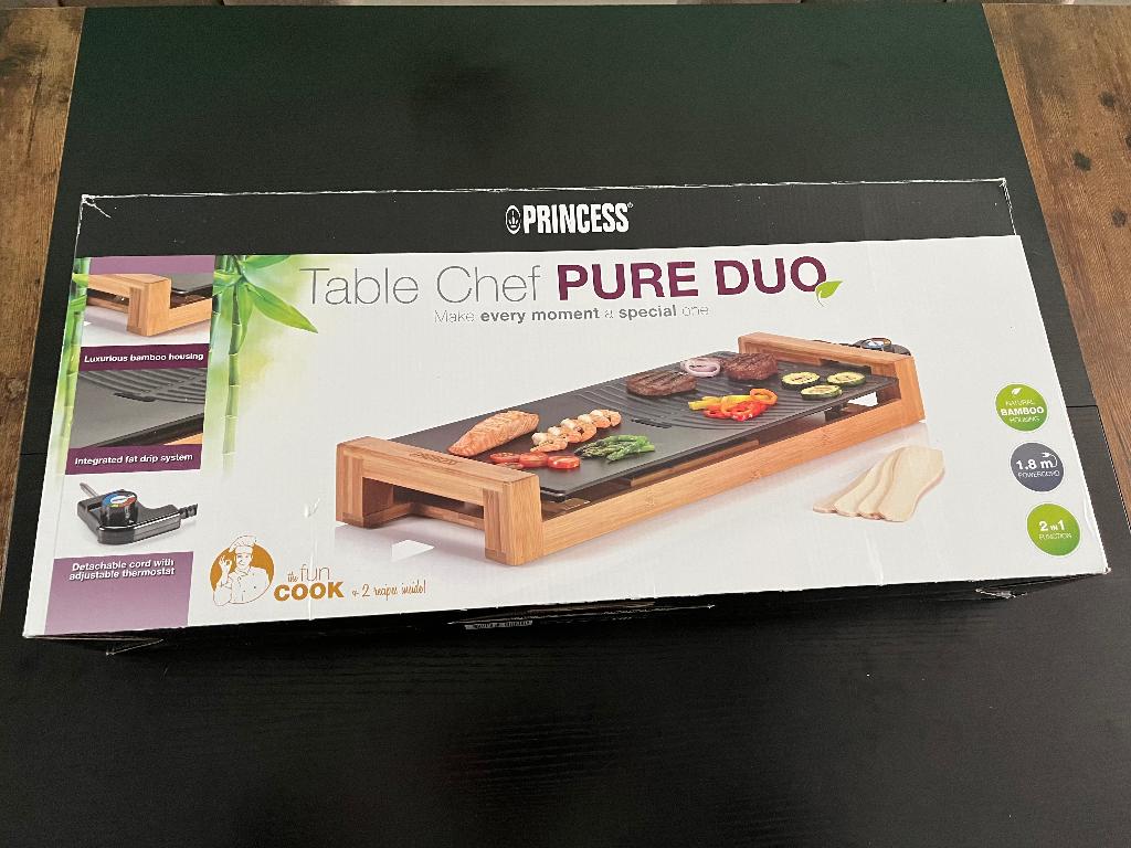 Mooie tafelgrill van princess, Ophalen, Vaatwasmachinebestendig, Zo goed als nieuw, Tafelgrill