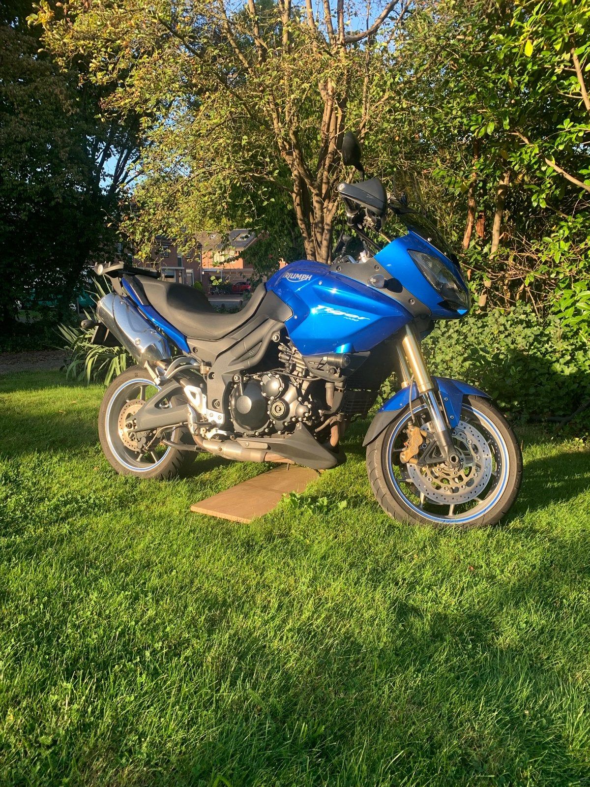 Triumph Tiger 1050 - Blauw - 2008 - bieden vanaf € 2.500.00, Occasion, Motorrijbewijs A, 3 cilinders, Particulier