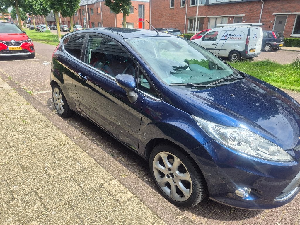 Ford Fiësta 1.25 60KW 3DR 2010 Blauw, Auto's, Ford, Stof, 600 kg, 4 cilinders, Blauw