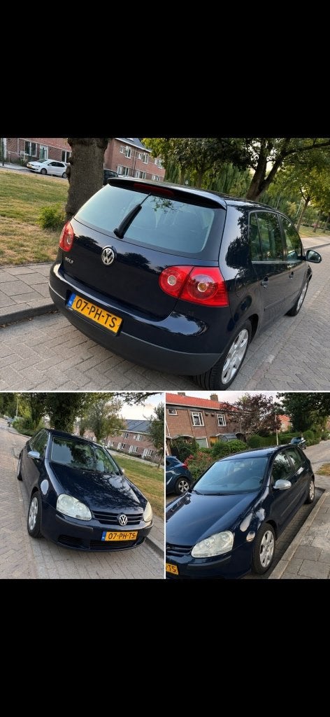 Volkswagen Golf Blauw, Auto's, Voorwielaandrijving, 74 pk, Zwart, 4 cilinders