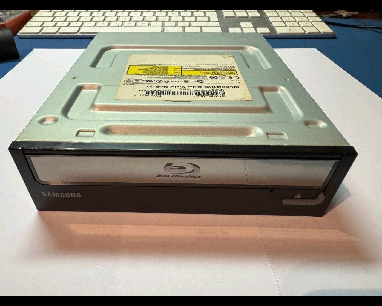 Samsung 5.25 inch BD-ROM/DVD Writer, SH-B123 Blu-ray, Intern, Ophalen of Verzenden, Zo goed als nieuw, Windows