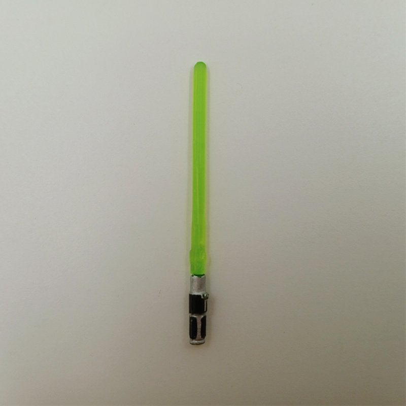 Star Wars Green Lightsaber, Ophalen of Verzenden, Zo goed als nieuw, Actiefiguurtje