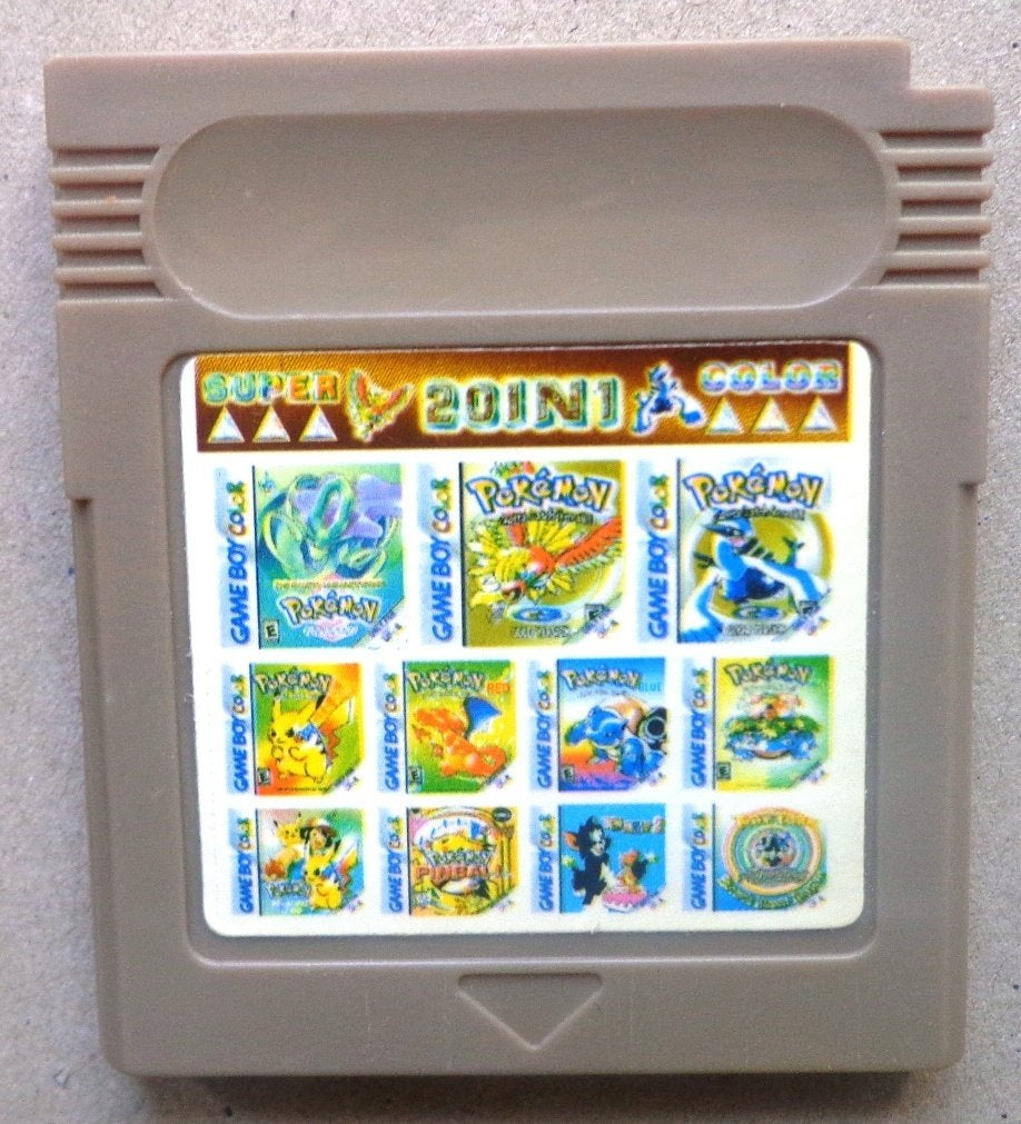 20 in 1 voor de Nintendo Gameboy Pokemon, Spelcomputers en Games, Games | Nintendo Game Boy, Avontuur en Actie, Gebruikt, 1 speler