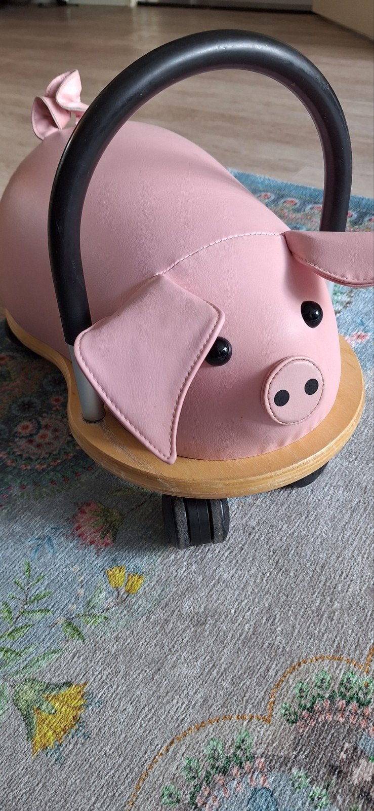 Wheelybug Varken Loopwagen - Roze, Ophalen, Gebruikt, Loopvoertuig