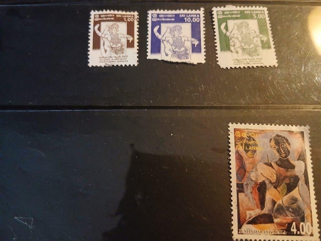 Postzegels Sri Lanka, Ophalen of Verzenden, Gestempeld, Zuid-Azië