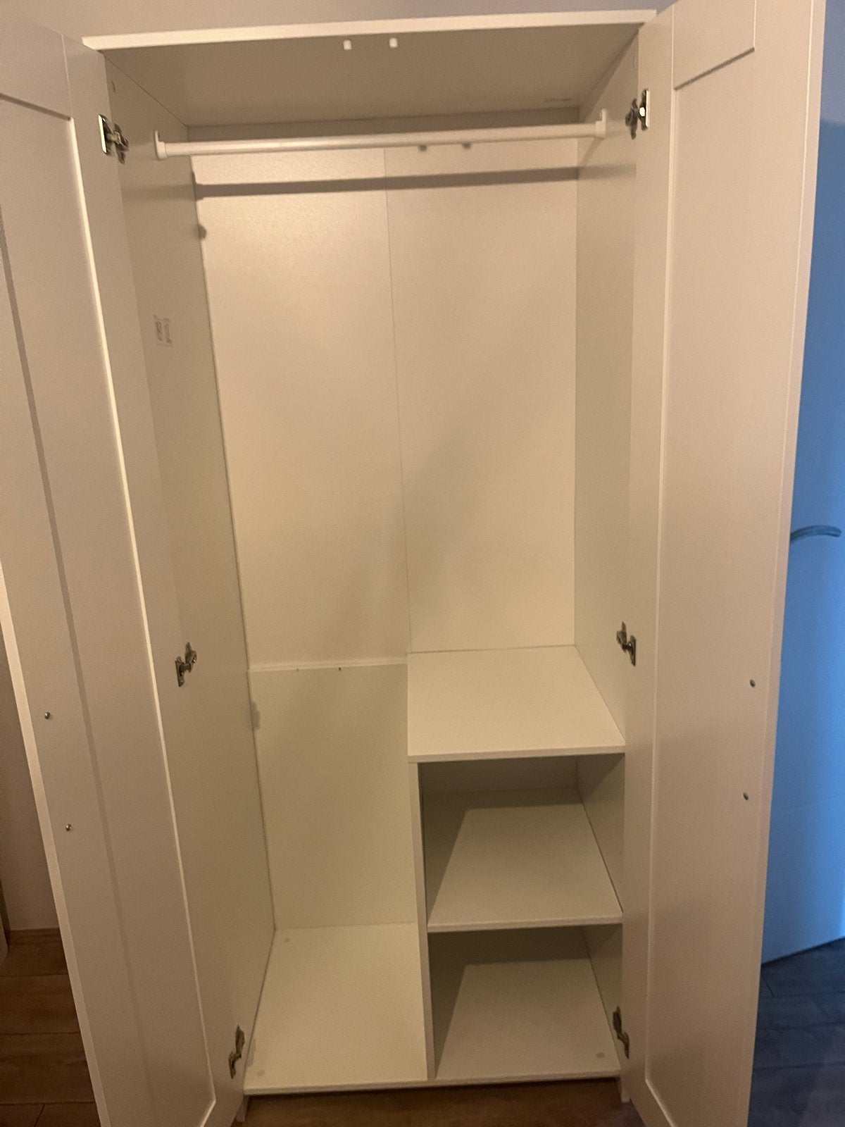 IKEA BRIMNES Kledingkast wit - 78x50x190 cm, Huis en Inrichting, Kasten | Kledingkasten, Ophalen, Gebruikt, 50 tot 100 cm, 150 tot 200 cm