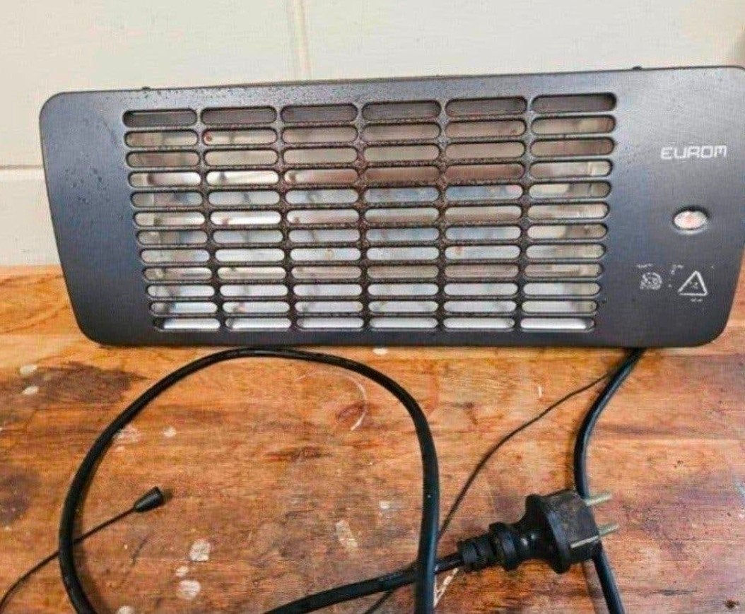 Eurom Kachel - Compacte elektrische verwarming, Gebruikt, Minder dan 30 cm, Kachel, Minder dan 60 cm