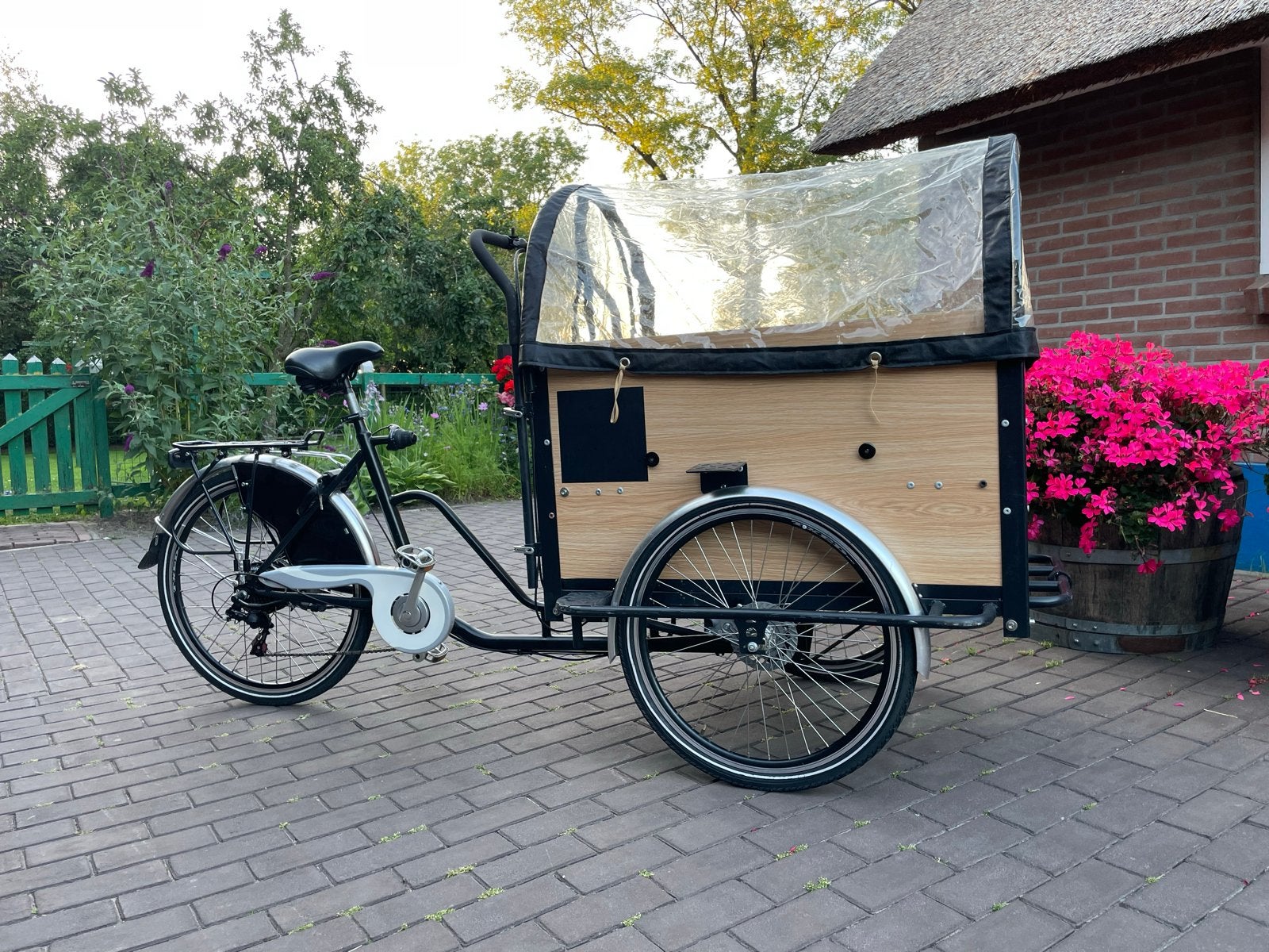 Elektrische Bakfiets. 6 shimano versnellingen., Fietsen en Brommers, Fietsen | Bakfietsen, Ophalen, Gebruikt