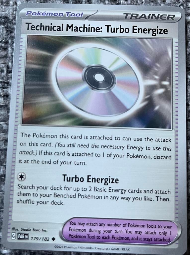 Trainerkaart Technical Machine: Turbo Energize •Paradox Rift, Verzenden, Nieuw, Losse kaart