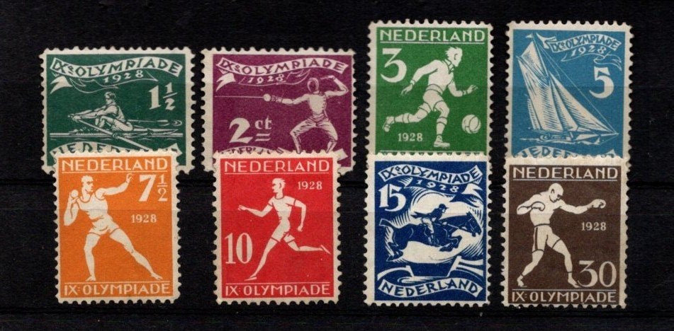 Nederland ongebruikt 212/19 - 1928  --  R344, Postzegels en Munten, Postzegels | Nederland, Verzenden, Postfris