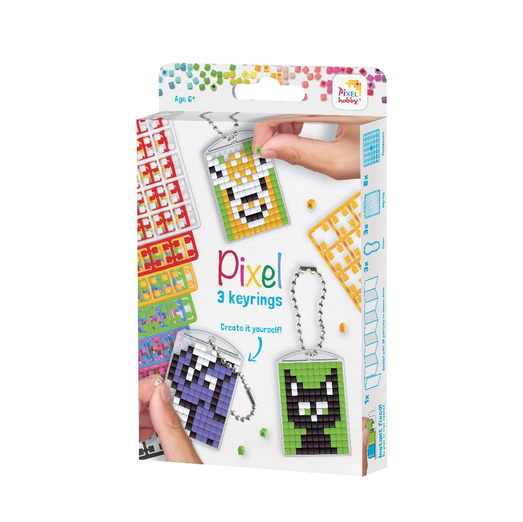Pixelhobby Create it yourself medaillon set dieren, ., Dieren, Nieuw, Ophalen of Verzenden